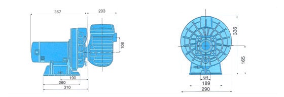 Dimensions de la pompe Sta-rite 5 P2R