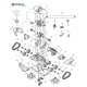 Vis M4x12mm tête plate robot MX8