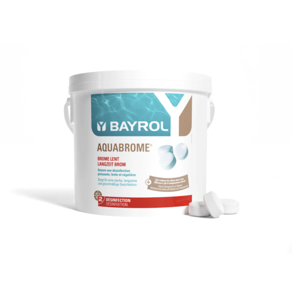 Brome lent Aquabrome BAYROL, 5kg pour piscine ou spa