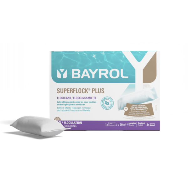 Floculant cartouche pour filtre à sable Superflock Plus BAYROL 1kg