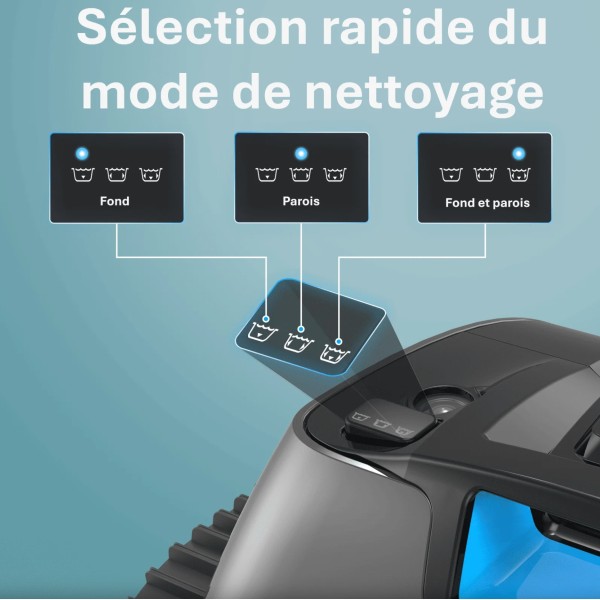 Wybot C1 Pro – Robot piscine sans fil avec application mobile