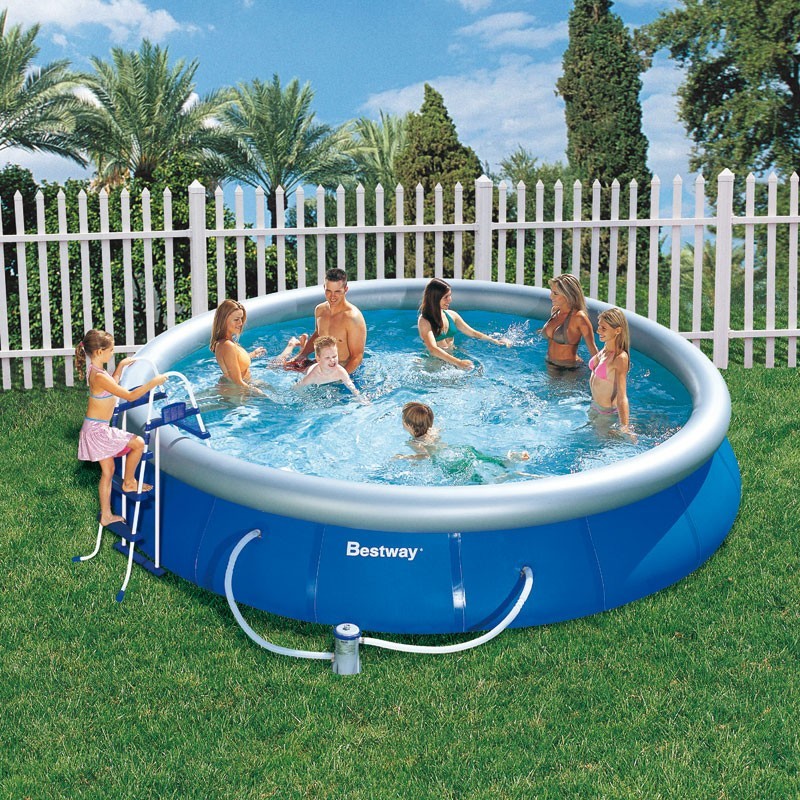 Piscine Ronde Fast Set Pool Bestway Piscine Autoportante Piscine