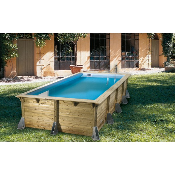 Piscine Bois Azura Rectangulaire 505 x 350 cm