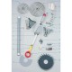 N°1 - Roue moyenne grise Zodiac Super G+