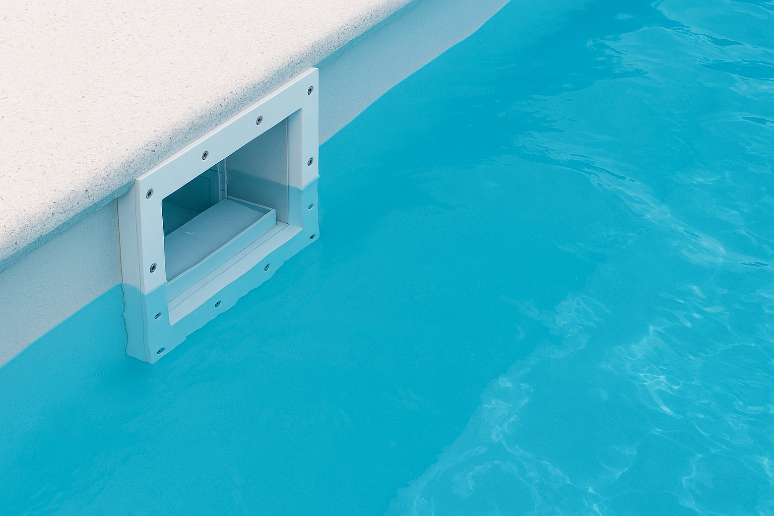 Niveau d'eau piscine