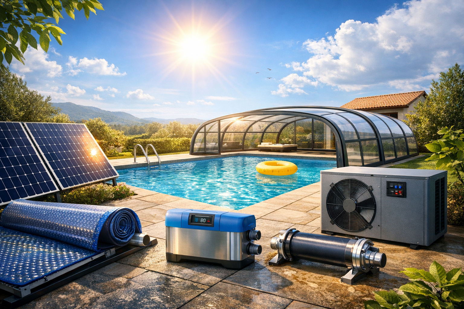 Les solutions pour chauffer sa piscine