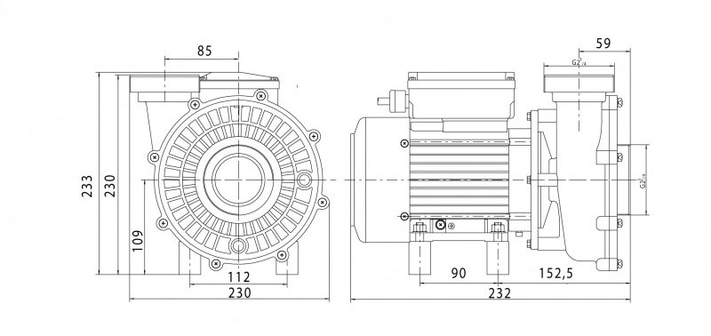 Dimenstion de la PHT 10