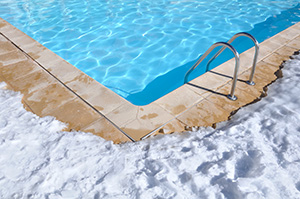 piscine en hiver